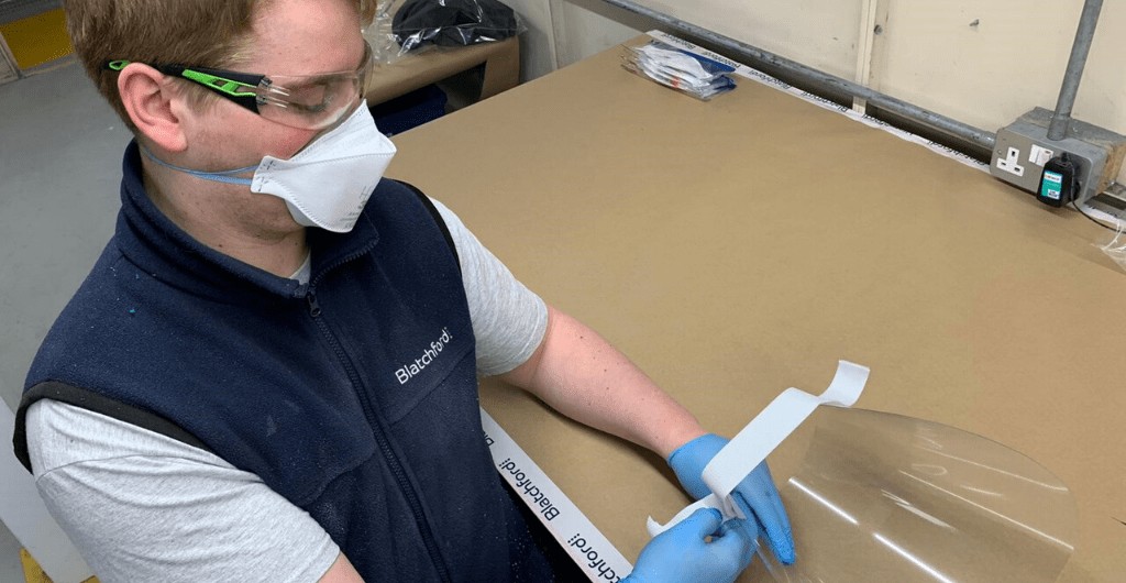 Sheffield orthotic manufacturer makes face visors to protect frontline NHS staff against COVID-19